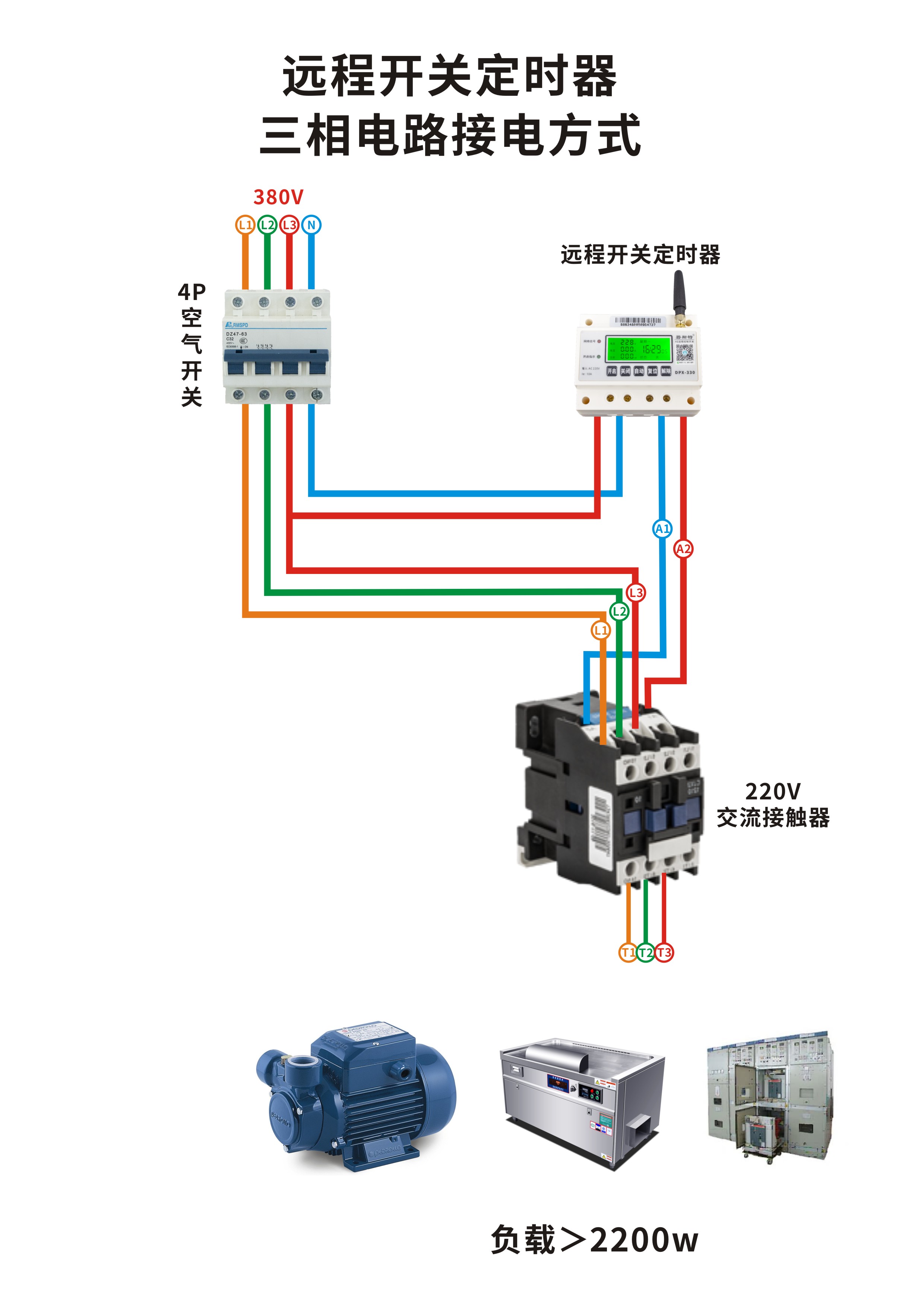 遠程控制開關(guān)怎么接線